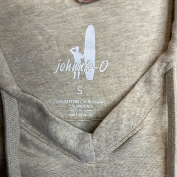 Johnnie O Carrie Pullover Hoodie Oversized Oatmeal Sz S Comfortable Soft Cozy - Picture 7 of 8